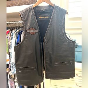 Harley Davidson Men’s leather Vest